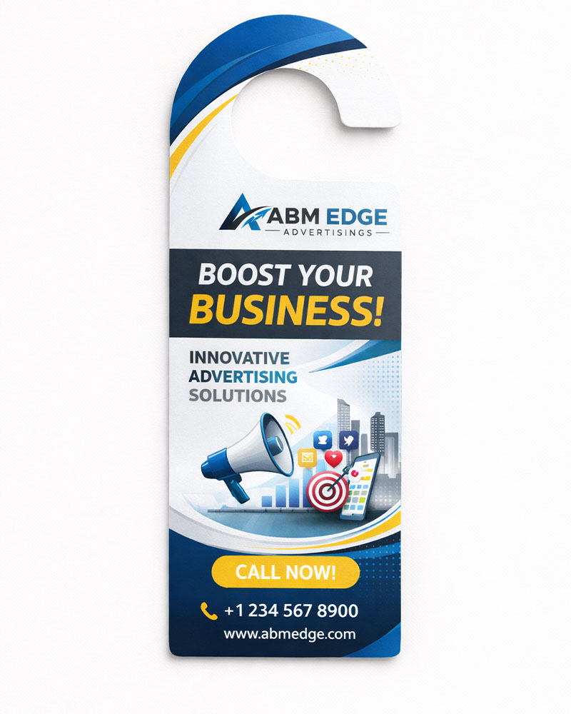 Door hangers printing